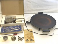 *Handi Hostess Kit in Box, Krumkake Iron in Box,