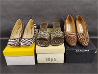 Bettye Muller, Impo, Rangoni Animal Print Heels