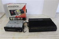 Kenwood Car CD Player, Kenwood Amplifier