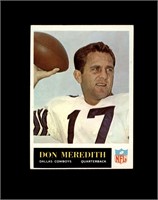 1965 Philadelphia #50 Don Meredith EX to EX-MT+