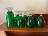 Anchor Hocking Green Glasses