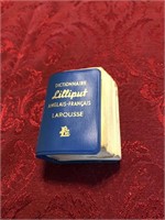 Vintage miniature French-English dictionary