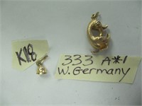 GOLD PENDANTS AS MARKED