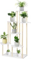 Nordic Plant Stands 7 Tier 7 Potted  GREY