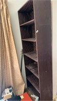 Wooden bookcase