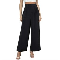 L  Size L  Uvplove Women's Wide Leg Trousers  High