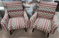 11 - PAIR OF MATCHING ACCENT CHAIRS