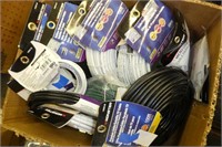 Cables and assorted electrical items - 2boxes