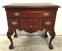 Traditional Chippendale Style Lowboy Cabinet