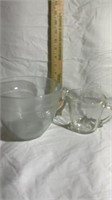 Two glass Measuring cups