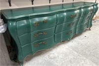Large Green 6-Drawer Dresser
 Bombay style