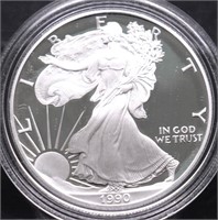 1990 PROOF SILVER EAGLE NO BOX