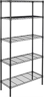 Amazon Basics 5-Shelf Shelving Unit - Black