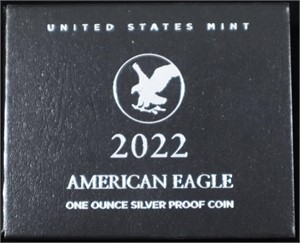 2022-W PROOF AMERICAN SILVER EAGLE OGP