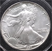 1991 SILVER EAGLE GEM