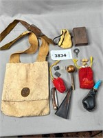 Canvas Haversack, with Contents
