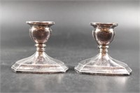 BENEDICT PROCTOR SILVER PLATED CANDLESTICKS