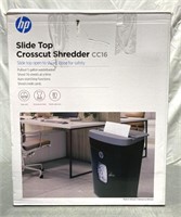 Hp Slide Top Crosscut Shredder (pre-owned,