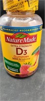 Nature Made D3 Gummies for Bone,Teeth & Muscle