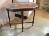 Walnut Burl Side Table - 30x18x30