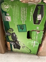 Green works lawn mower - 20A- green