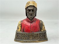 VTG DANTE BOOKEND STATUE BUST WEIGHS 3.7 POUNDS