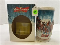 2007 Budweiser beer stein in original box