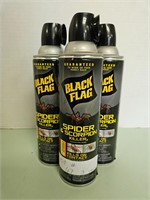 3 CAN'S BLACK FLAG SPIDER & SCORPION  SPRAY