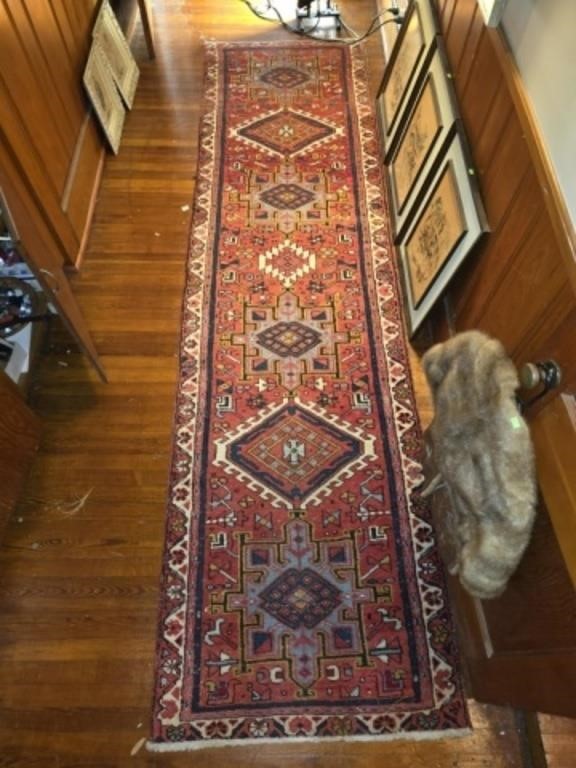 11 ft Antique Persian Style Runner Rug