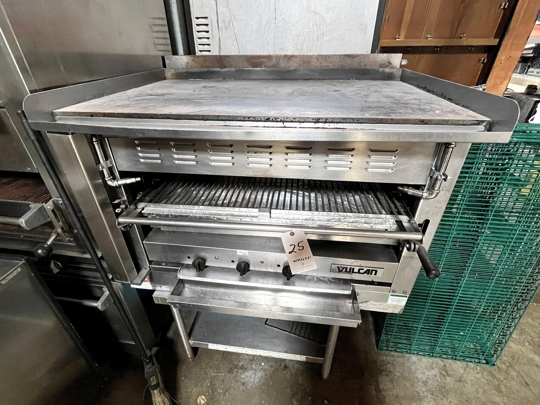 VULCAN S/S 45"X33"X31" STEAKHOUSE BROILER/GRIDDLE