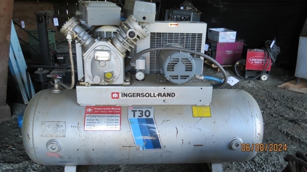Ingersoll-rand T-30 Horizontal Air Compressor