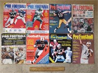 8ct Vintage Football Magazines