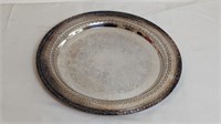ANTIQUE SILVER SERVING PLATE BY ROGER'S & BROS