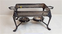 ANTIQUE SILVER CHAFING RACK