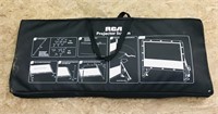 RCA Large Projector Screen & Case