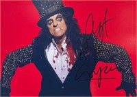 Autograph COA Alice Cooper Photo