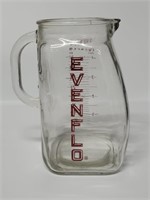 Evenflo Vintage 1950s Formula Glass Pitcher