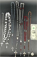 Lof of Prayer Rosaries & Cross Necklaces