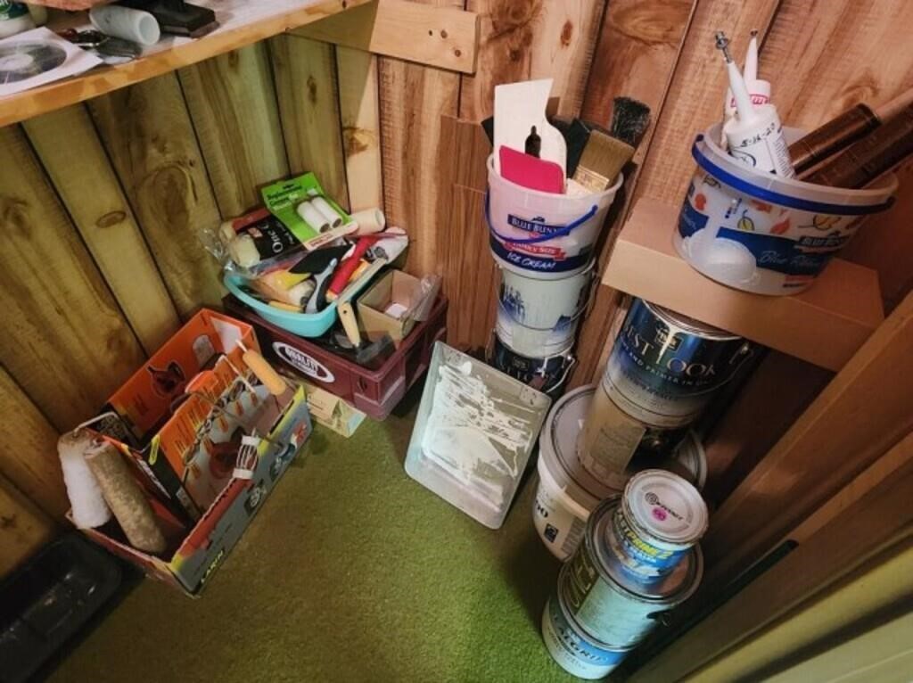 Pile of Painting Items