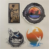 4 New Stickers- " Fly Fishing..." & More