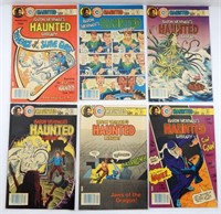 (6) Charlton Comics HAUNTED LIBRARY