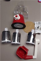 Rotary Grater w/ 3 Blades