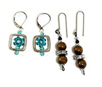 2 Pair Fashion Earrings