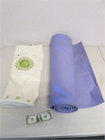 Blue & Purple Yoga Mat w/ Case