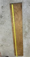 pc of oak 5' x 11"