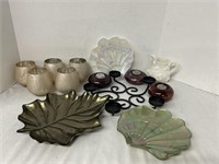 Variety of Candle Holders, 2 Vintage Carnival