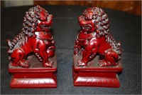 Pair of Foo Dog book ends