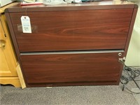 Cherry 2 Drawer Lateral File