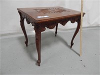 Antique side table; approx. 22 1/2x 15 1/2"