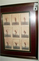 Picture of Diffierent Golf Poses, Watercolor